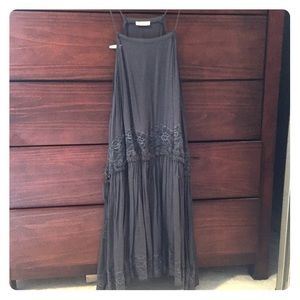 Free people blue/slate gray lace tunic